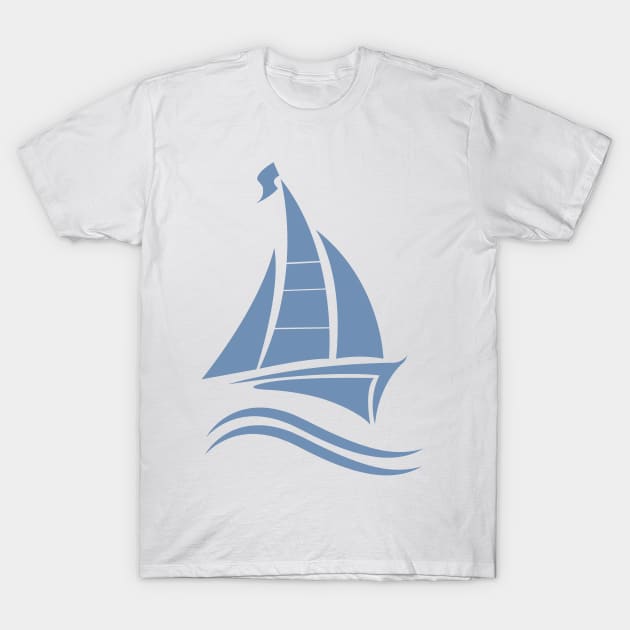 Sailing sailboat sailing license passed T-Shirt by HBfunshirts